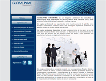 Tablet Screenshot of globalpyme.net